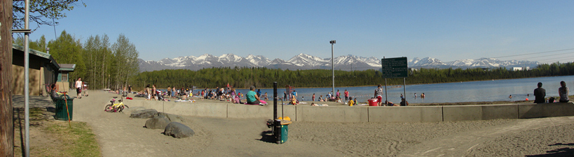 Goose Lake in the University Area of Anchorage