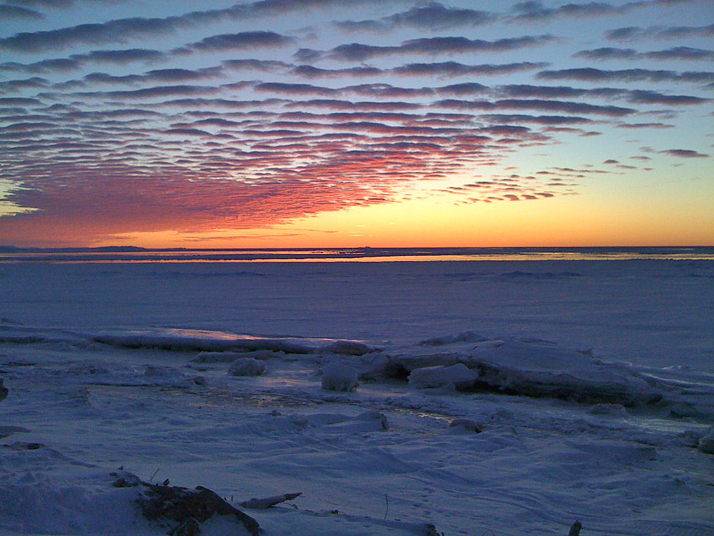 Sunrise over the Bering Sea Elim, AK